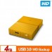 WD My Passport 4TB(黃) 2.5吋行動硬碟(WESN)